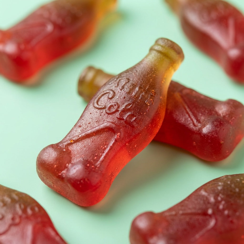 KIRSCH COLA FLASCHEN GROß (300G)