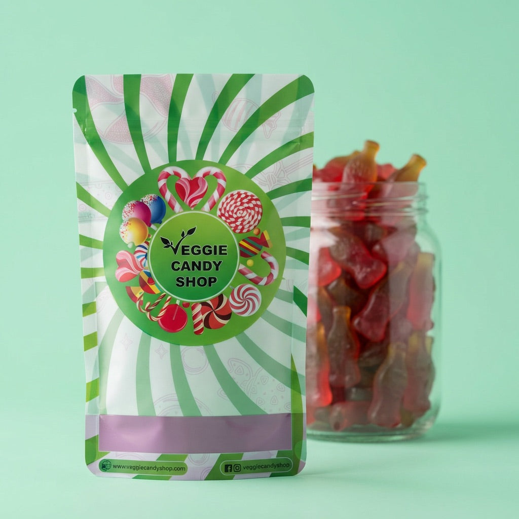 KIRSCH COLA FLASCHEN GROß (300G)