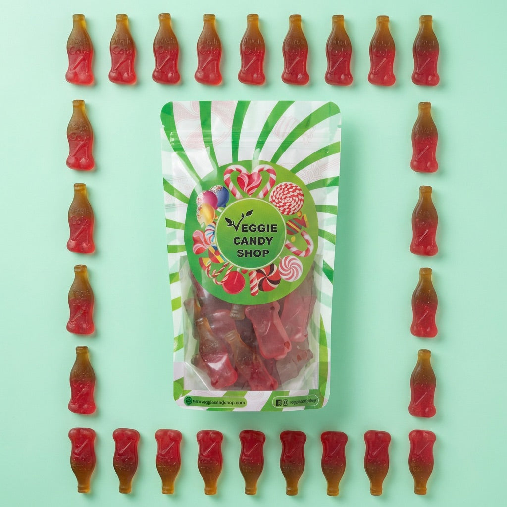 KIRSCH COLA FLASCHEN GROß (300G)