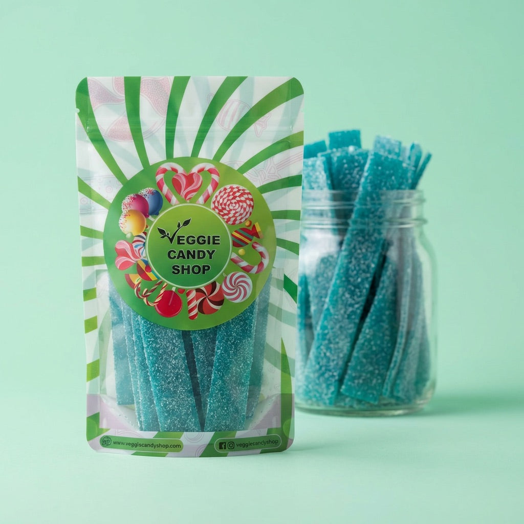 SAURE BLAUBEERE STREIFEN (300G)