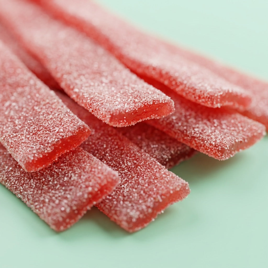 SAURE ERDBEER STREIFEN (300G)