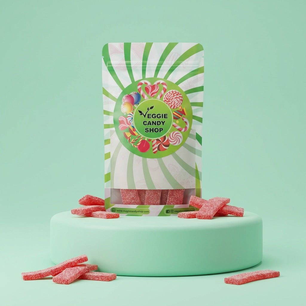 SAURE ERDBEER STREIFEN (300G)