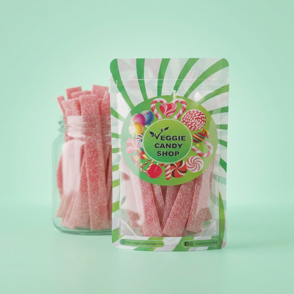 SAURE ERDBEER STREIFEN (300G)